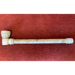 Carved Opium Pipe