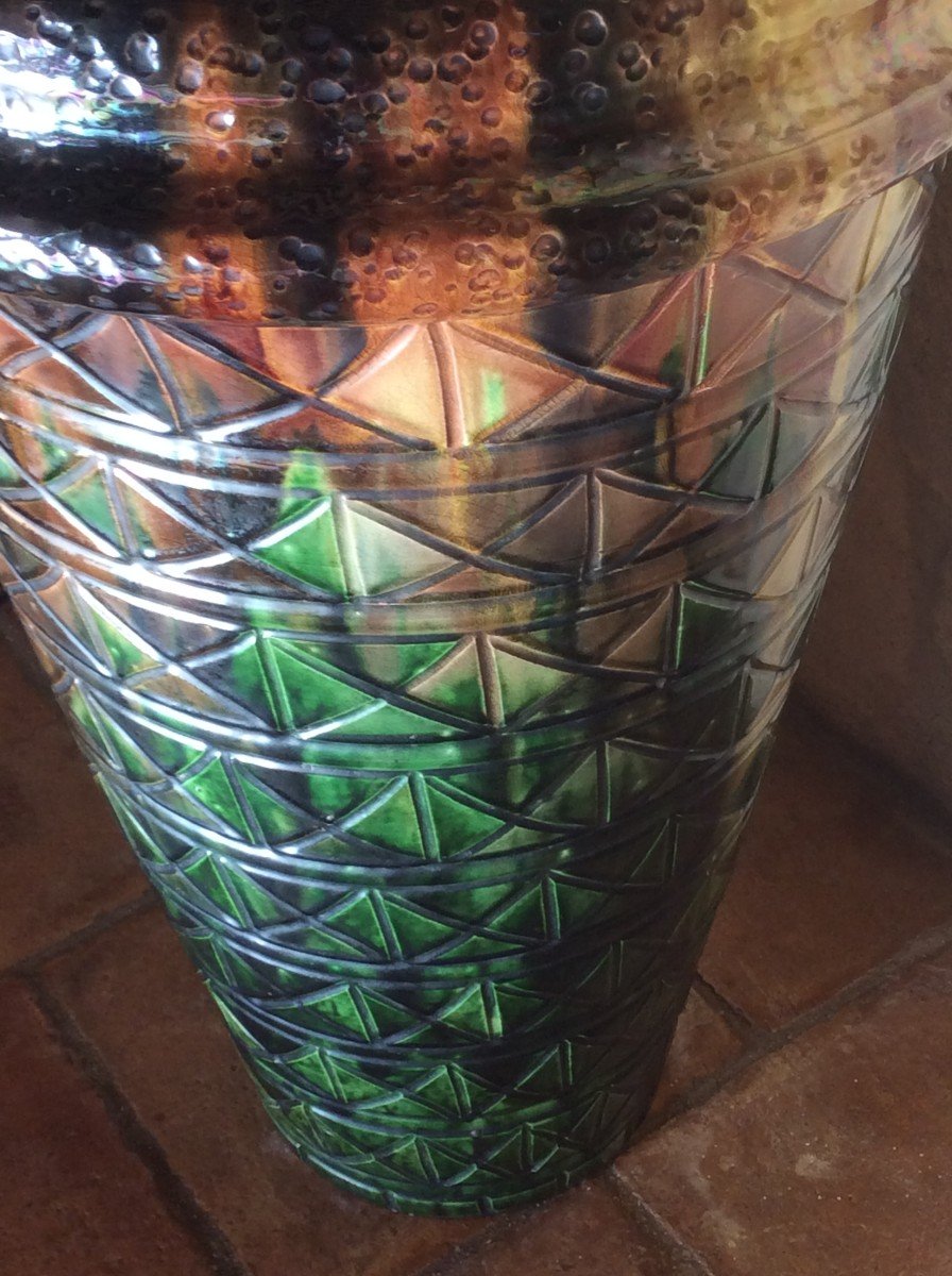 Vase En Céramique De Vallauris-photo-4