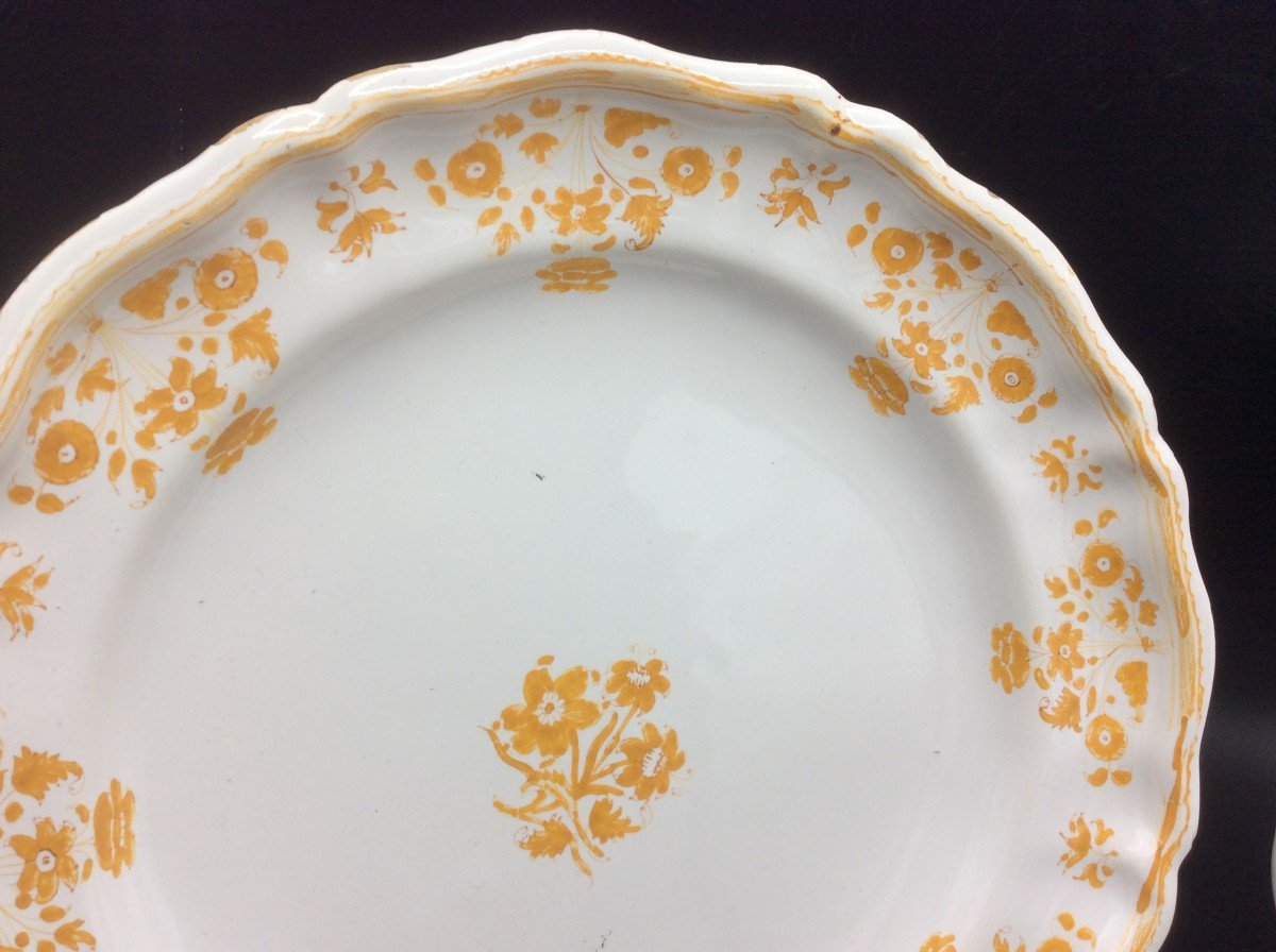 Paire D’assiettes En Faience De Moustiers -photo-6