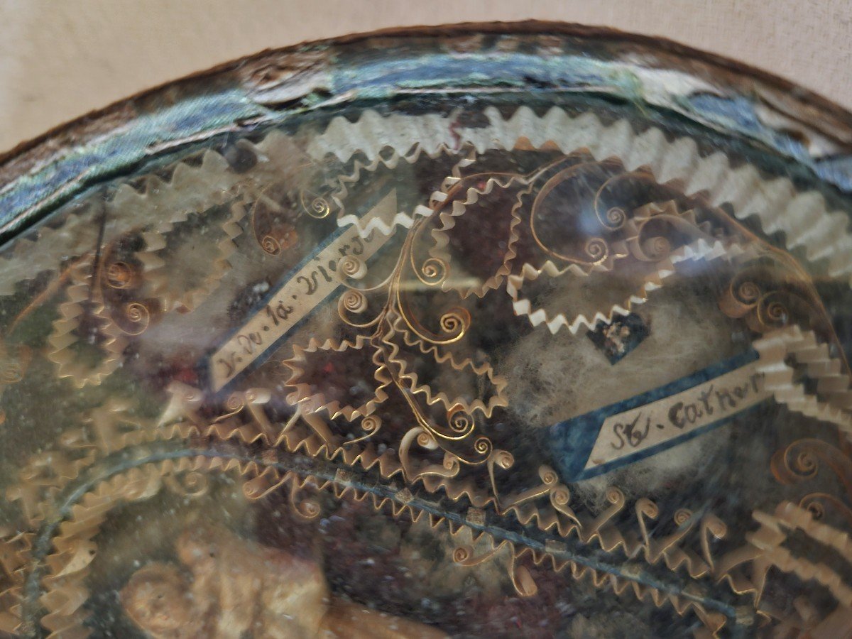 Reliquary Box, Paperolles, Virgin And Child, Diorama, Reliquary -photo-1