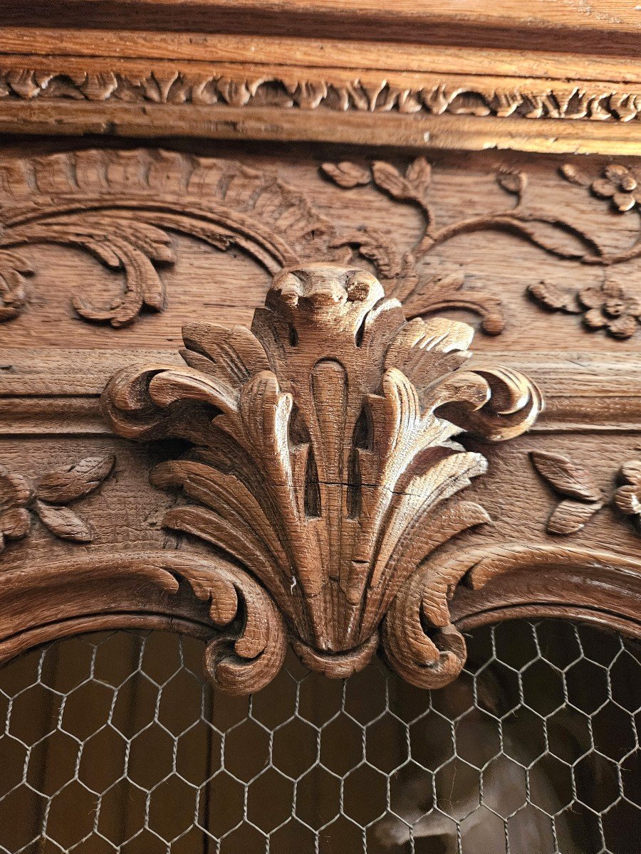  Bibliothèque. ARMOIRE . Armoire Normande. Vitrine. ARMOIRE EN CHENE.-photo-3