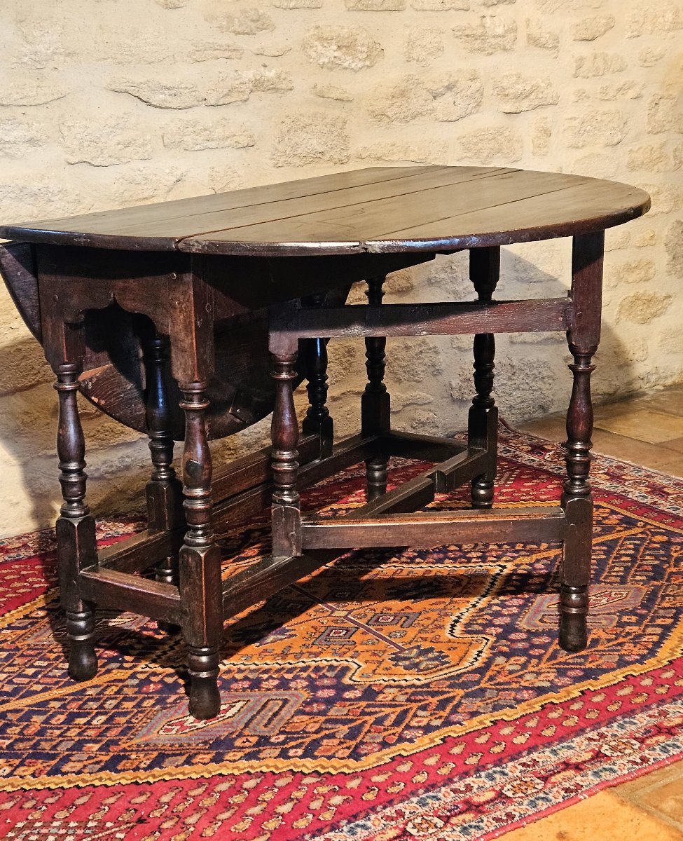 Gate-leg Table, Table, Oval Table, Dining Table.-photo-2