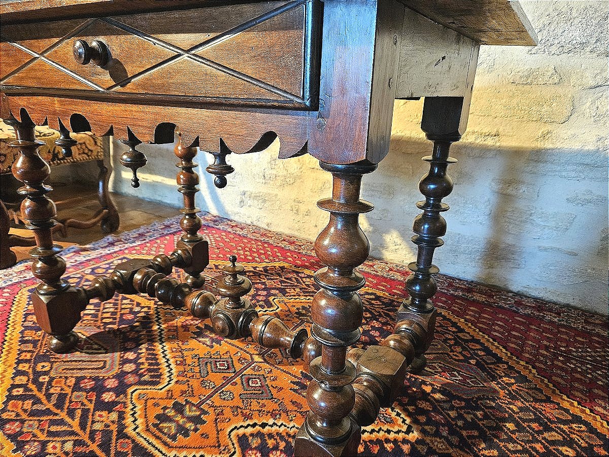 TABLE, TABLE CONSOLE, CONSOLE LOUIS XIII -photo-2