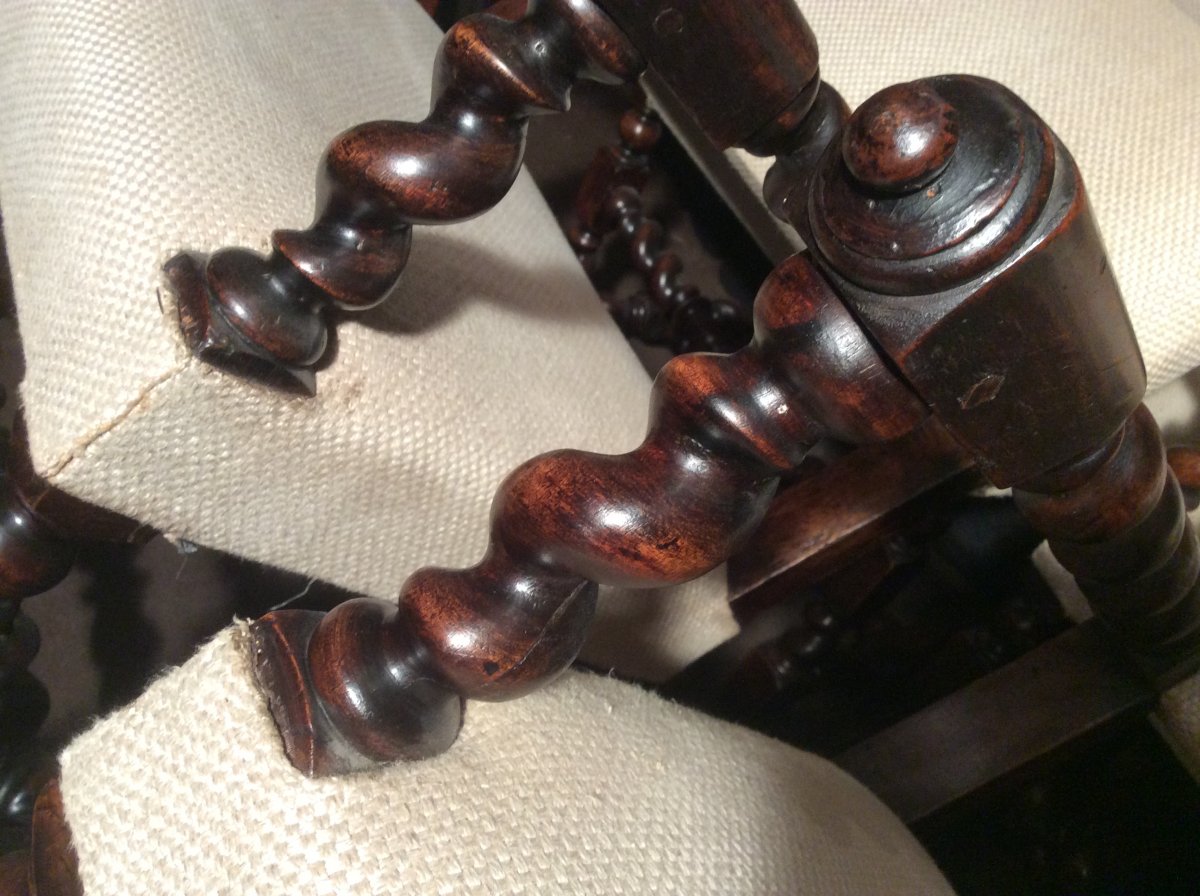 Suite Of Four Armchairs-photo-4