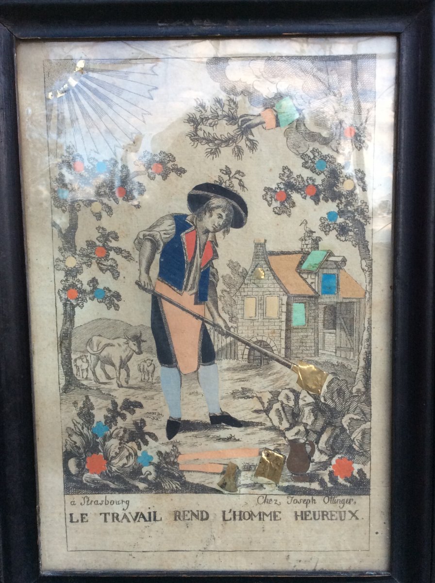 Gravure  De  Joseph  Ottinger      XVIIIe Siecle-photo-1