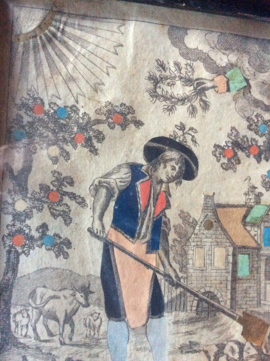Gravure  De  Joseph  Ottinger      XVIIIe Siecle-photo-3