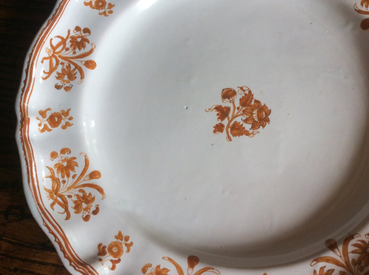 Assiette  En FaÏence  De  Moustiers -photo-4