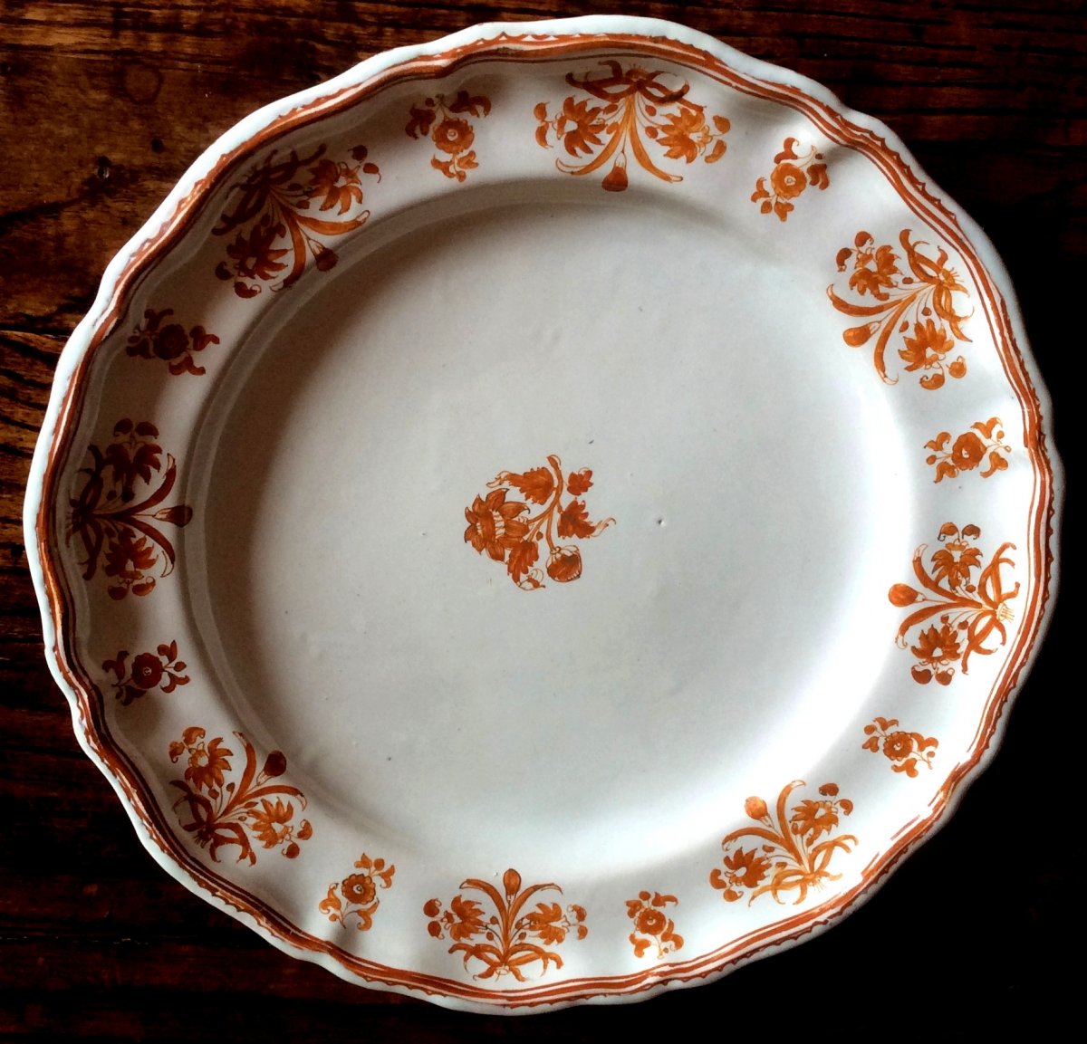 Assiette  En FaÏence  De  Moustiers -photo-5