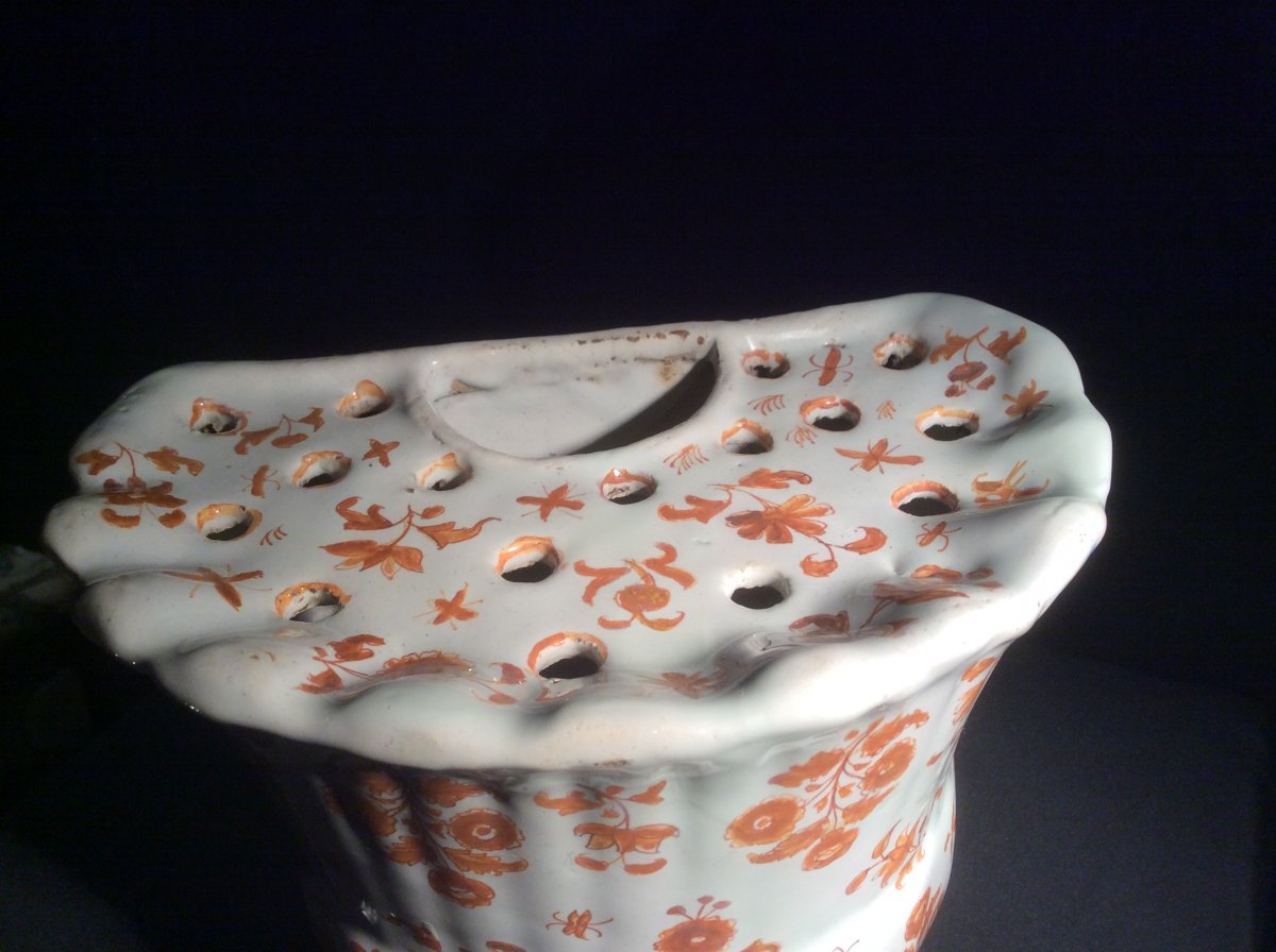 Bouquetiere In Faience De Moustiers-photo-2