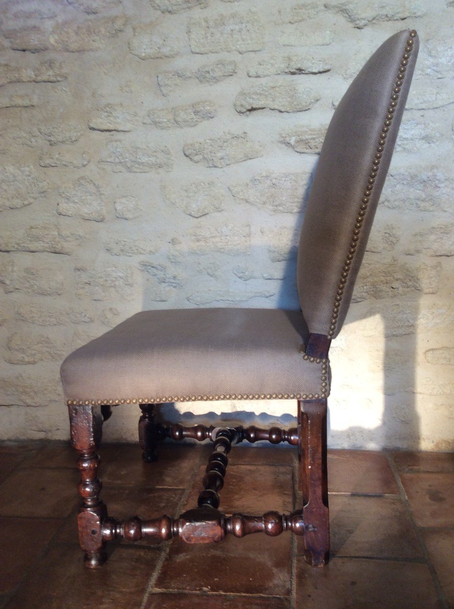 Louis XIII Chair Or Fireside Chair-photo-2