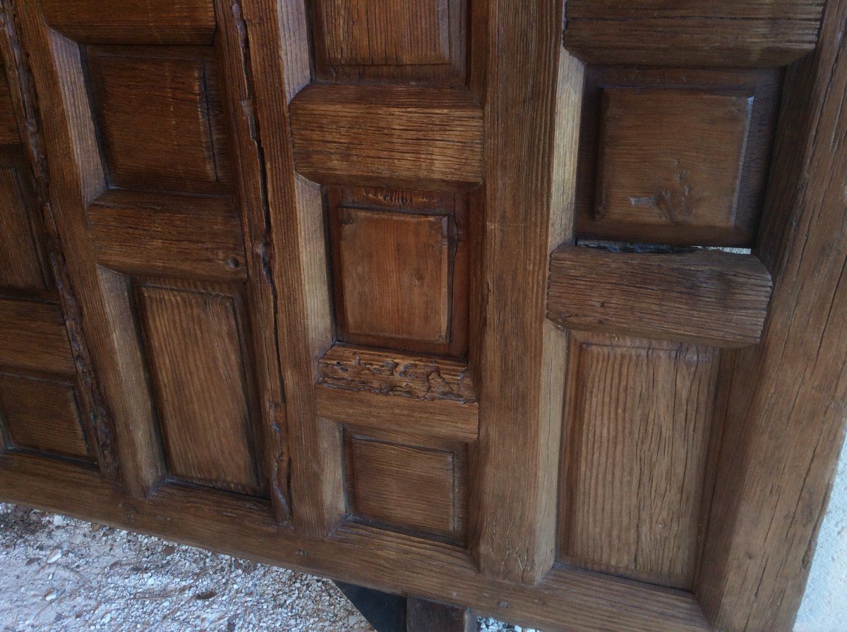 Tête De Lit, Porte, Panneau, Travail Espagnol  XVII-photo-8