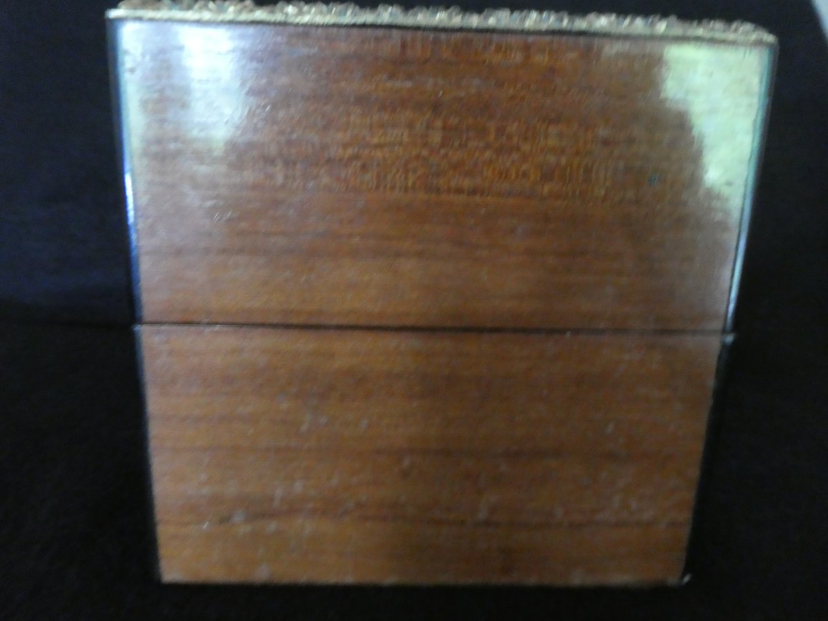 Théodore Année - Wooden Perfume Box With Boulle-style Marquetry, Late 19th Century-photo-5