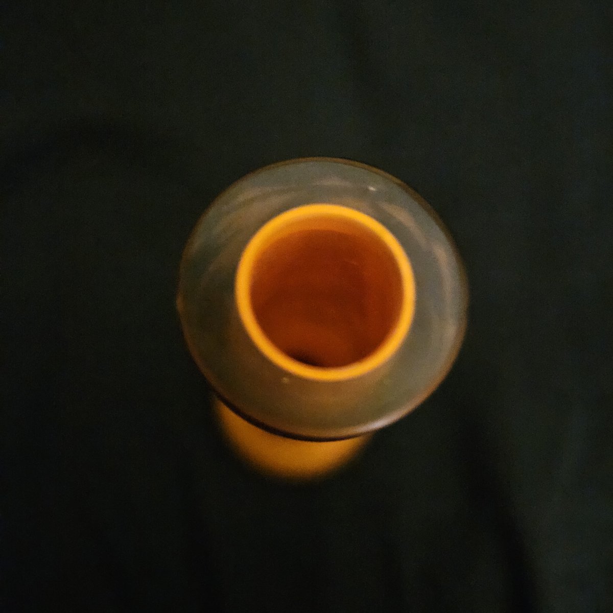 André Delatte Nancy - vase en verre orangé  dégagé à l'acide, époque Art Nouveau-photo-4