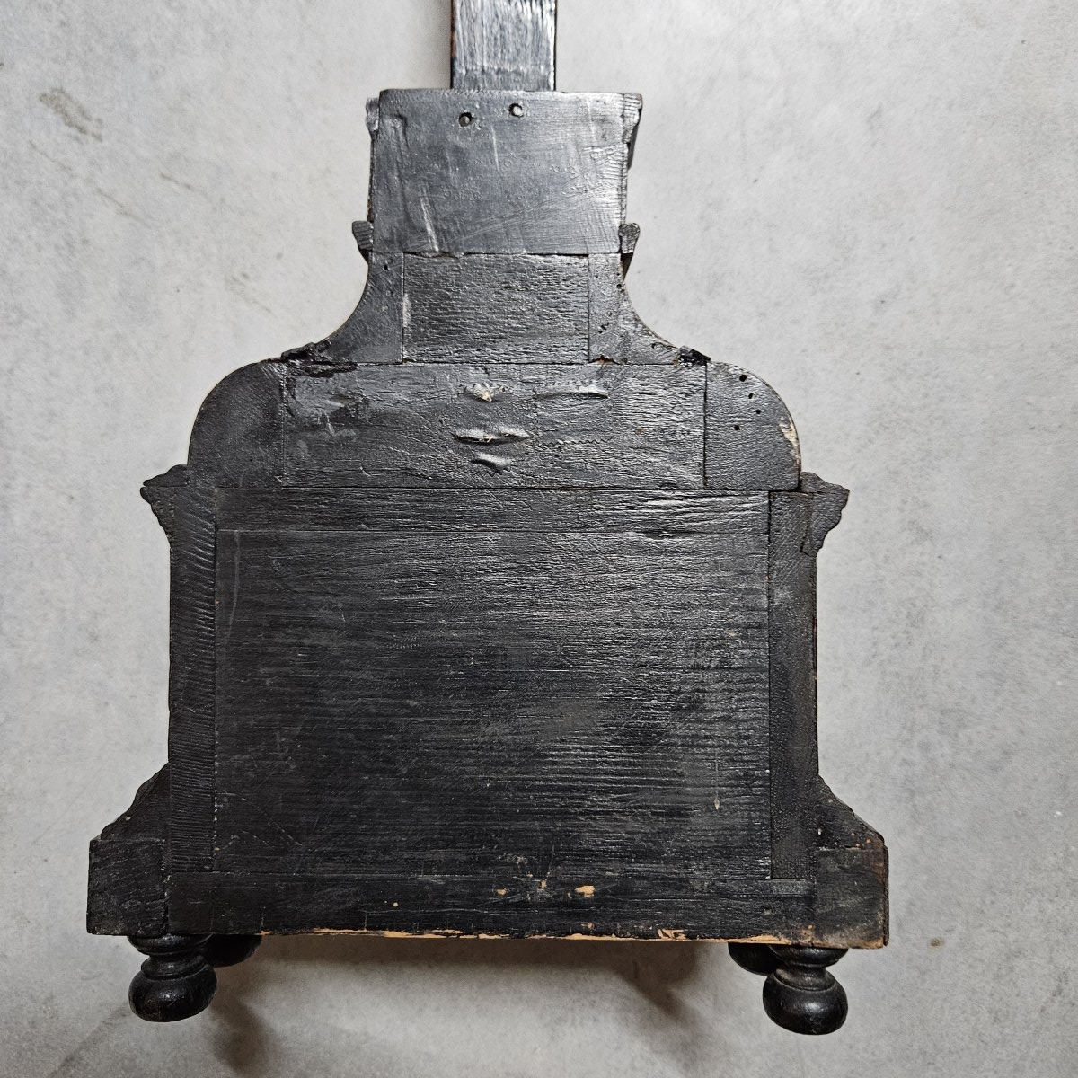 Christ On The Cross, Made Of Tortoiseshell And Blackened Wood—antwerp, 18th Century-photo-4