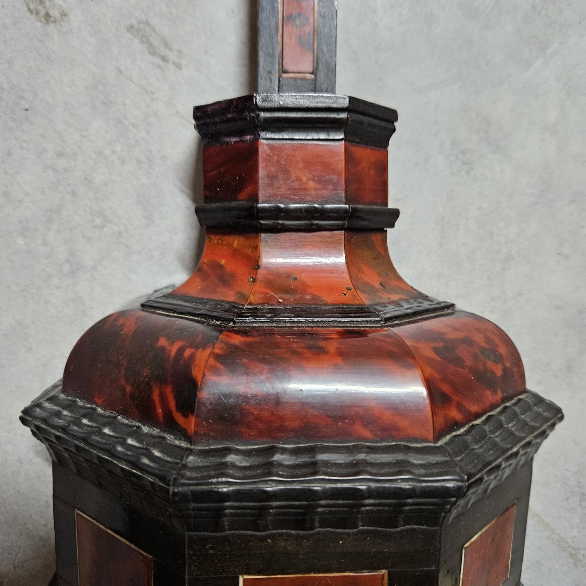 Christ On The Cross, Made Of Tortoiseshell And Blackened Wood—antwerp, 18th Century-photo-6