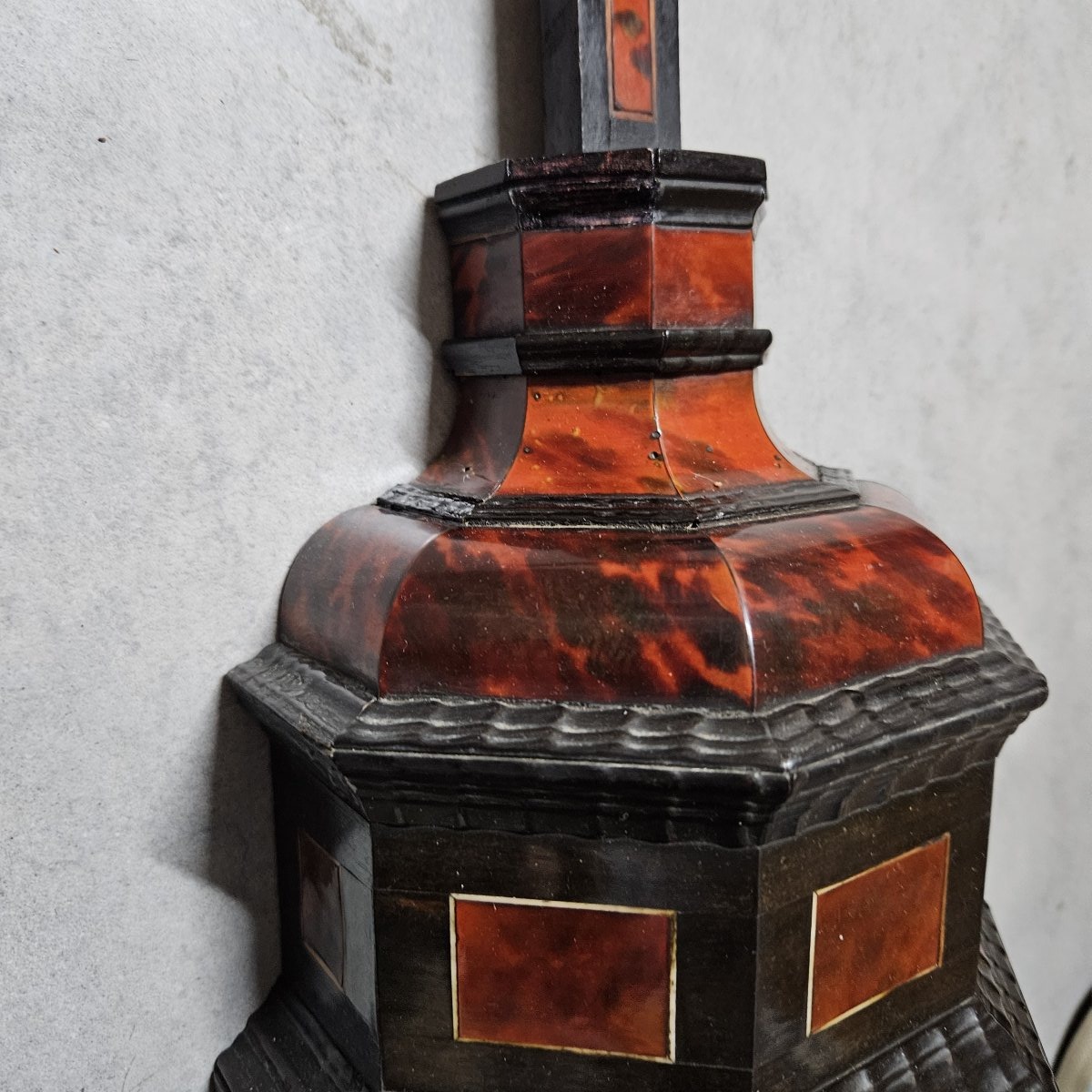 Christ On The Cross, Made Of Tortoiseshell And Blackened Wood—antwerp, 18th Century-photo-7