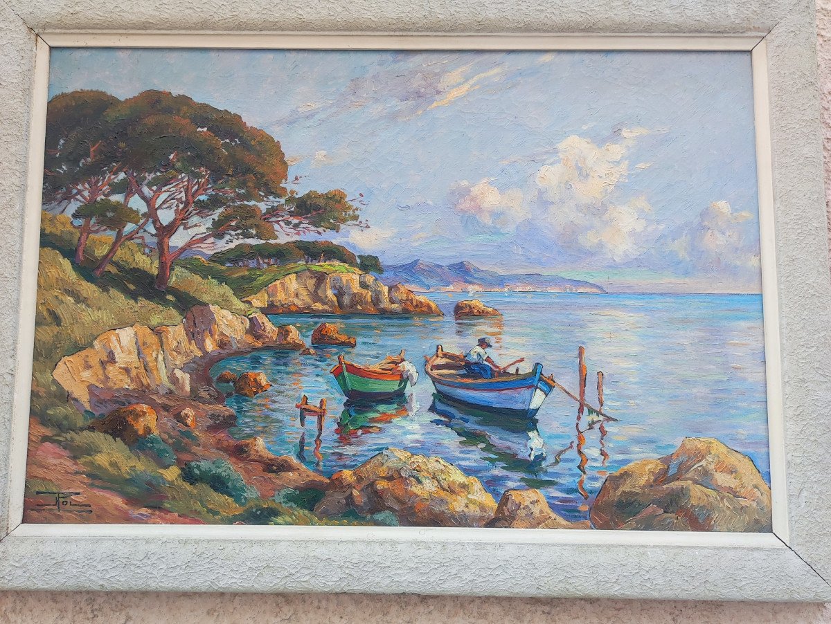 Tableau PAYSAGE BORD DE MER