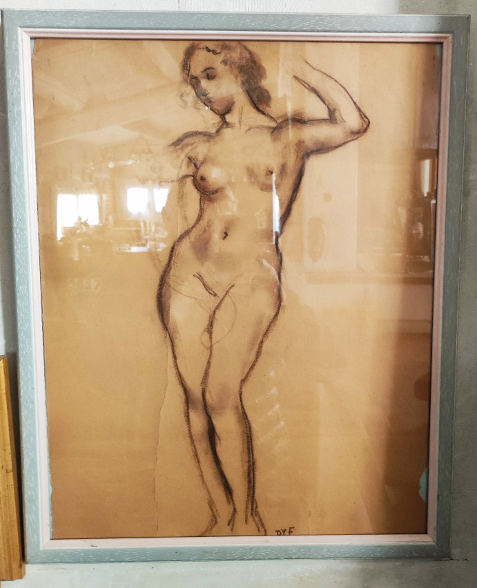 DESSIN FEMME NUE