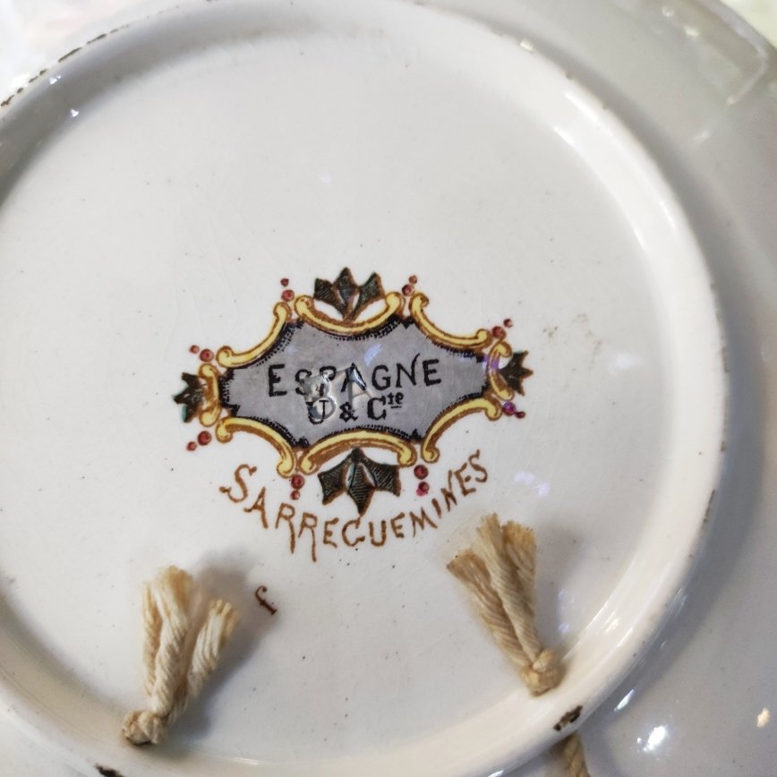 Set Of 11 Plates Depicting Bullfighting Scene-photo-4