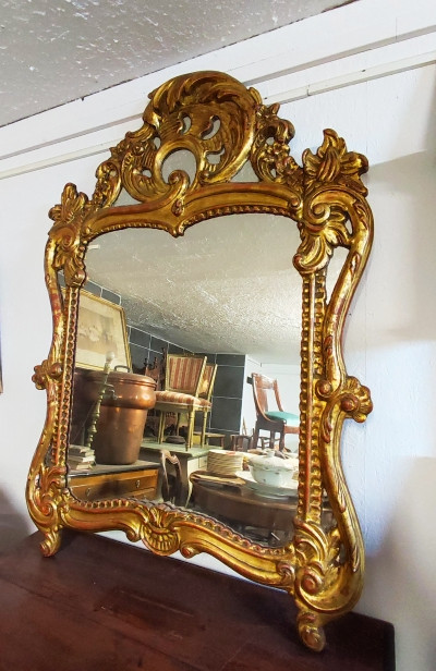 Gilded Wood Mirror
