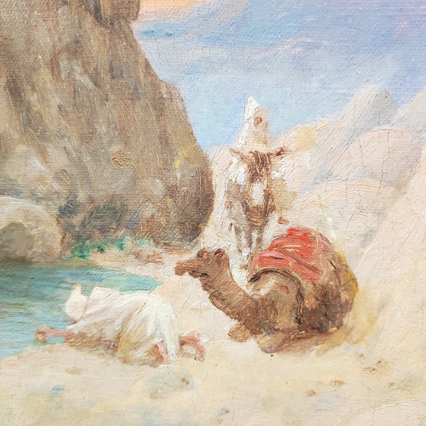 Orientalist Signed L Boivin-photo-4