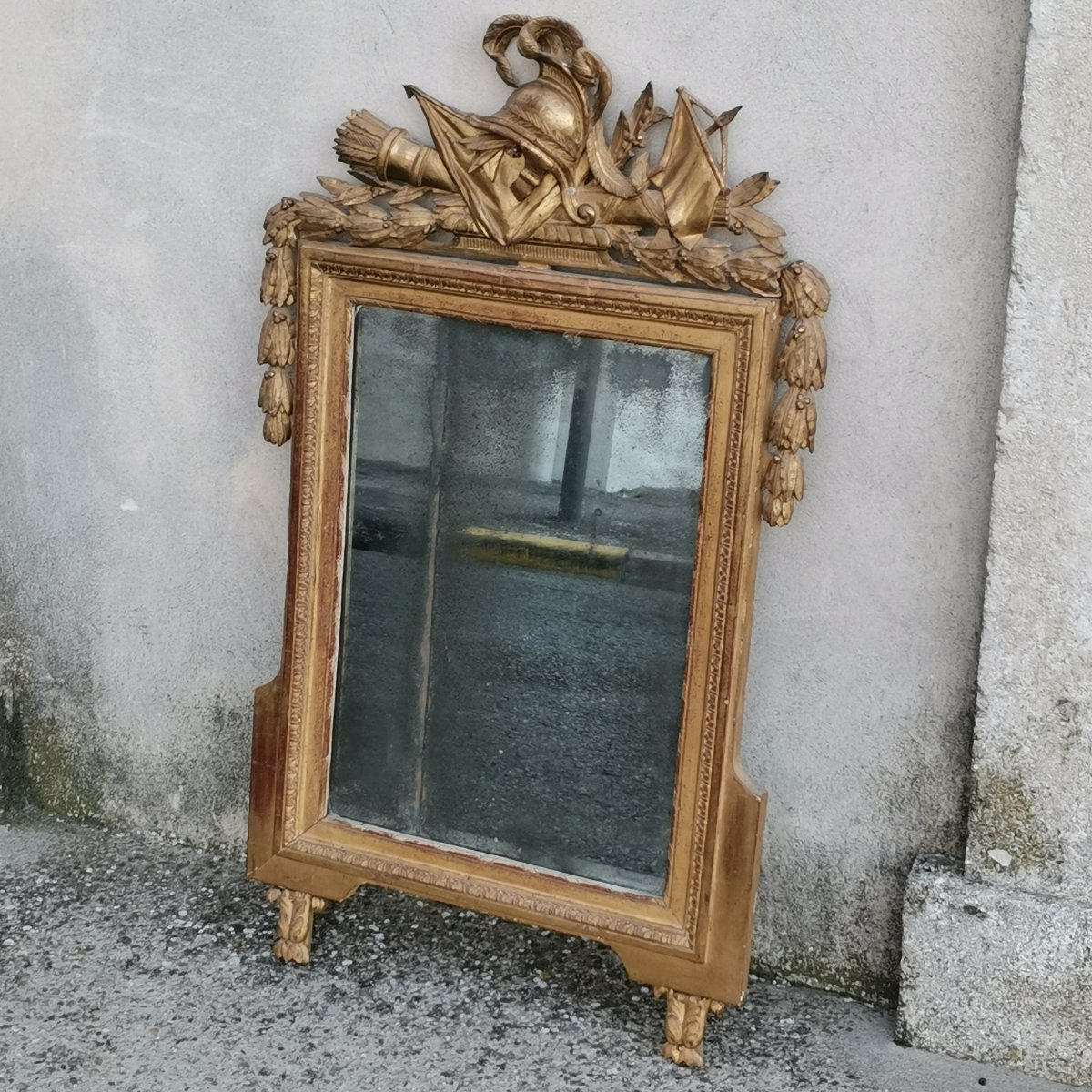 Miroir  En Bois Doré