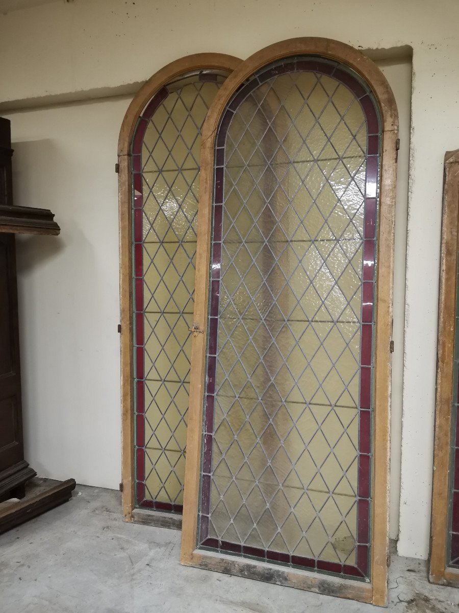 Set Of Stained Glass Doors-photo-2