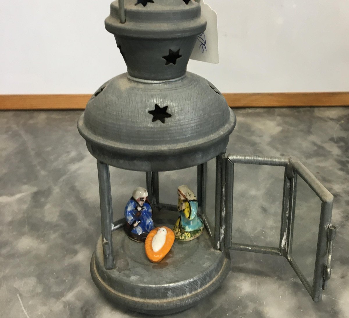 Lantern With A Nativity Scene Inside