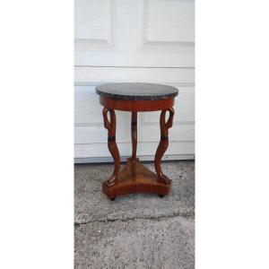 Marble Top Pedestal Table