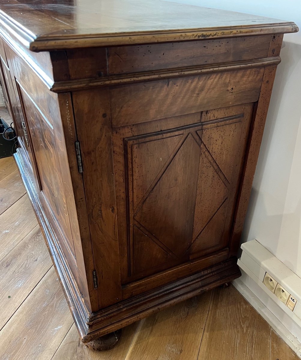 Old 17th Century Marquetry Buffet, Hache Workshop, Grenoble -photo-1