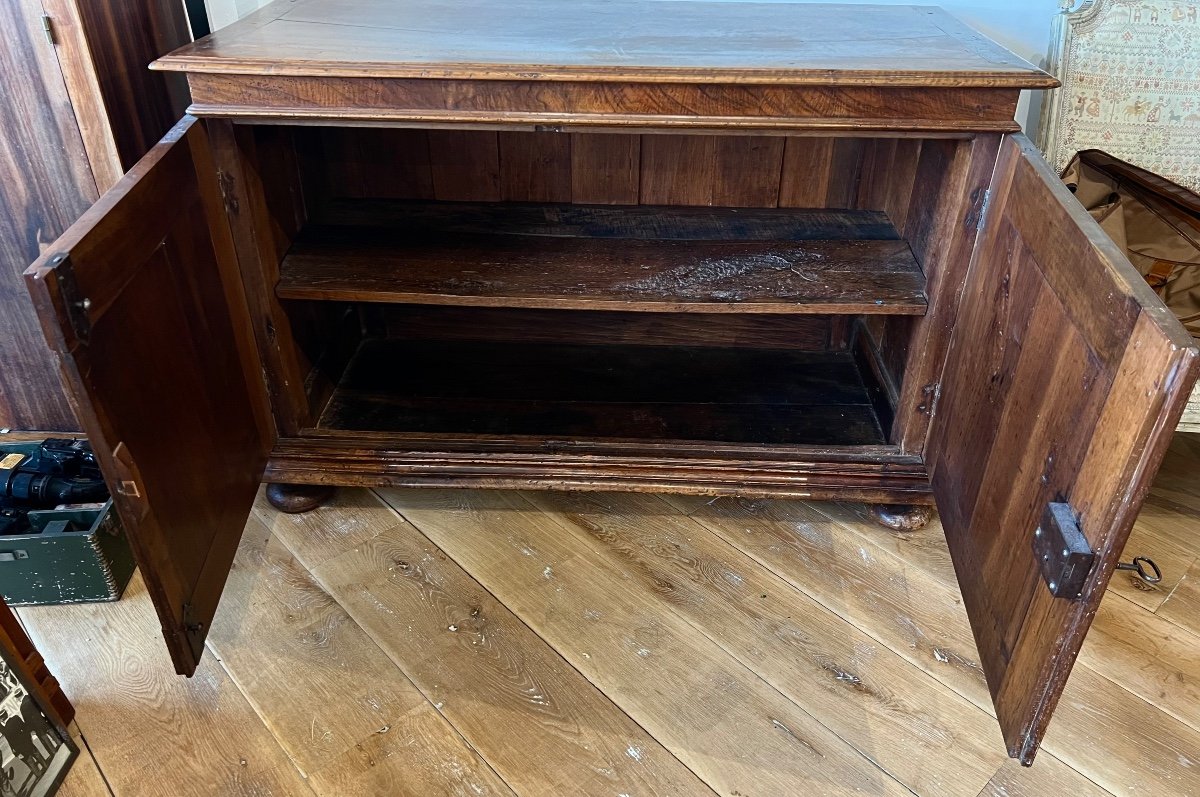 Old 17th Century Marquetry Buffet, Hache Workshop, Grenoble -photo-3