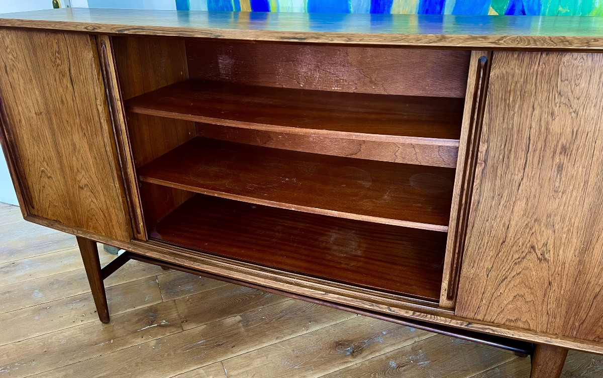 Enfilade Scandinave En Palissandre Par Hansen Vers 1960 Design -photo-4