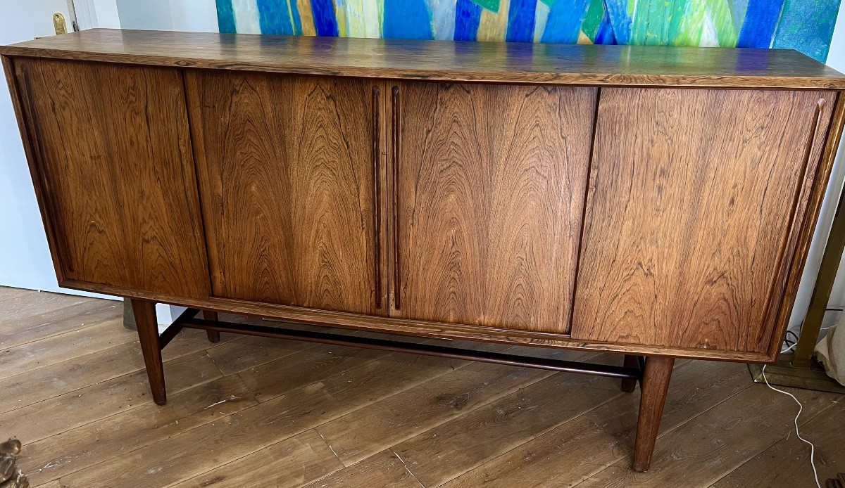 Enfilade Scandinave En Palissandre Par Hansen Vers 1960 Design 
