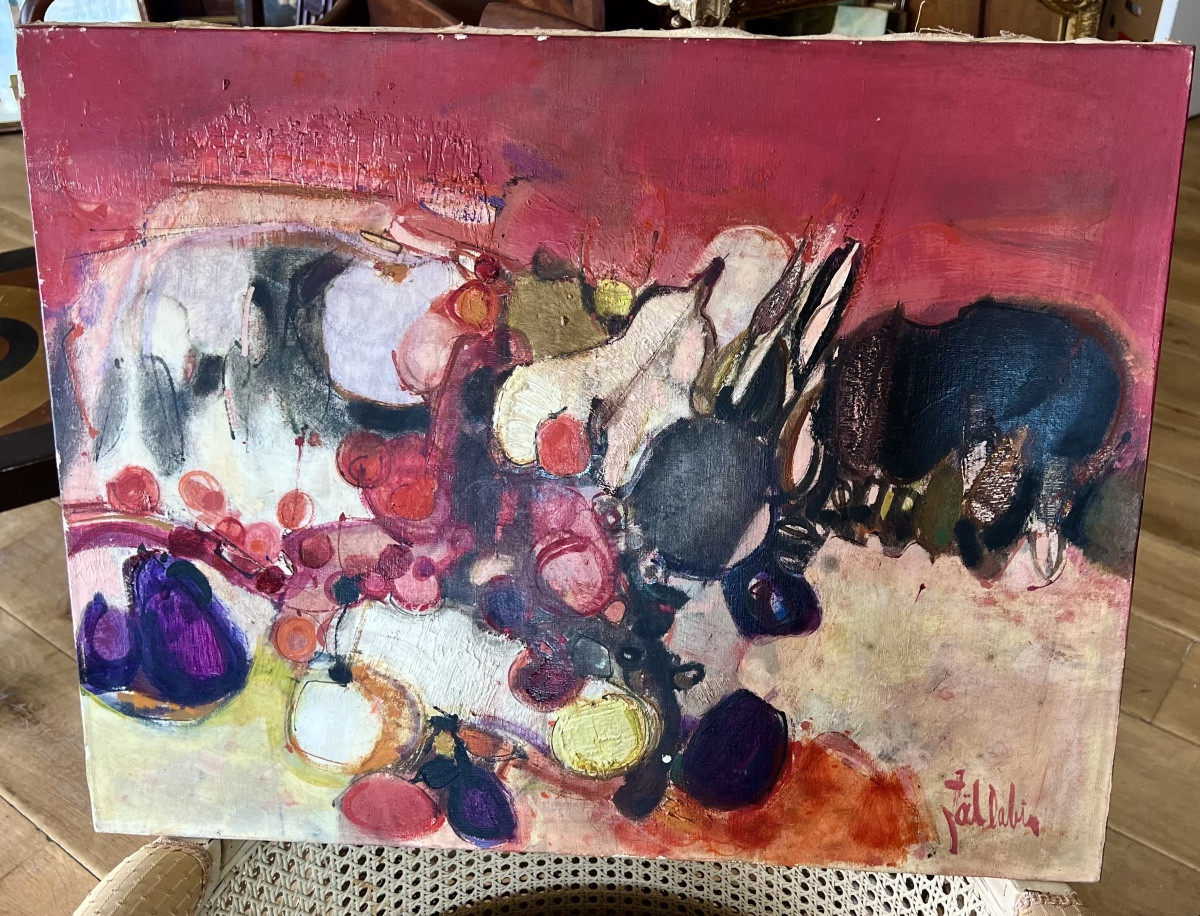 Still Life Painting With Fruit By Joel Dabin 