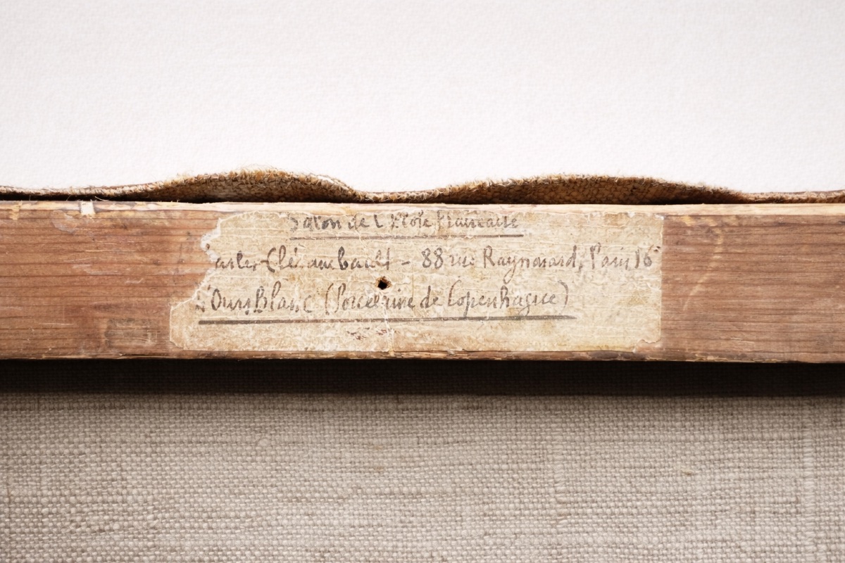 Still Life Painting With Polar Bear, Signed Charles Clerambault, 1930, Art Deco -photo-3