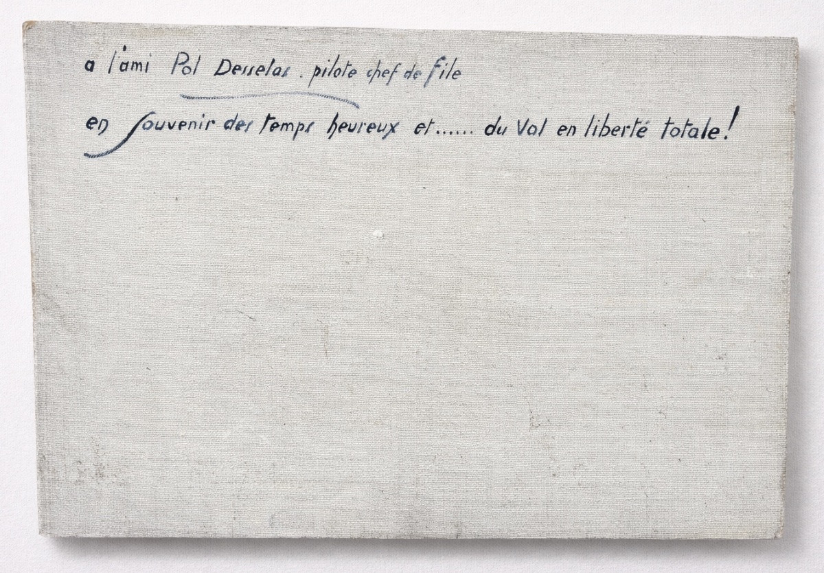 Painting – Aviation Scene At Limoges-feytiat, 1935 – The Belle époque By Pierre Lavaurs-photo-4