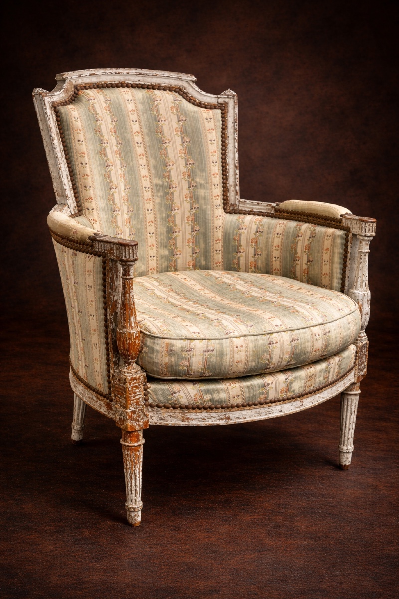 Antique Louis XVI Period Armchair 18 Eme