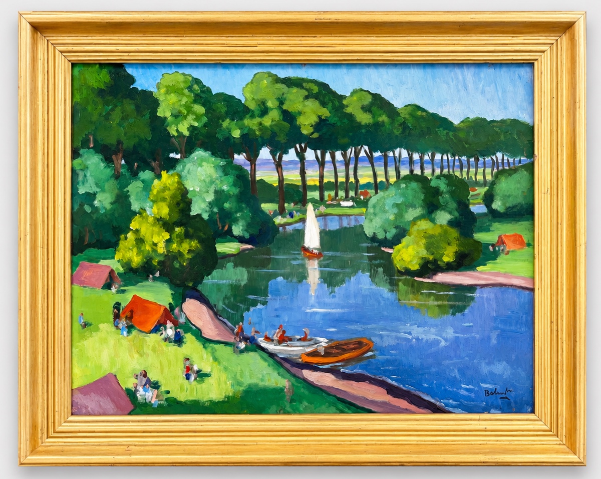 Picture Of Gaston Balande's Campsite In La Rochelle