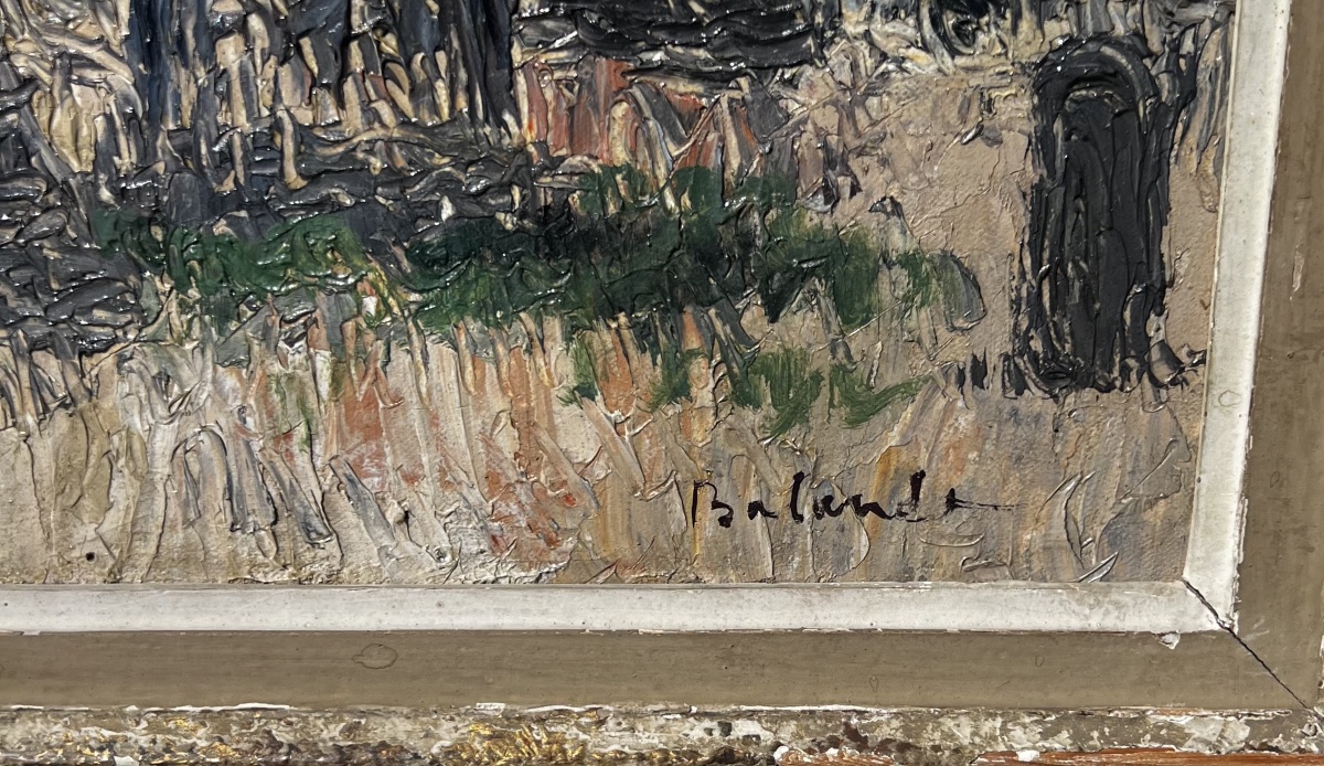 Painting Of The Port Of La Pallice In La Rochelle By Gaston Balande -photo-3