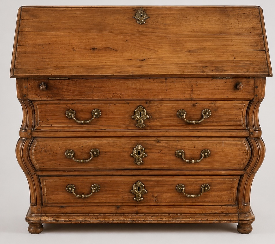 Authentic, Curvaceous 18th-century Scriban From Bordeaux -photo-2
