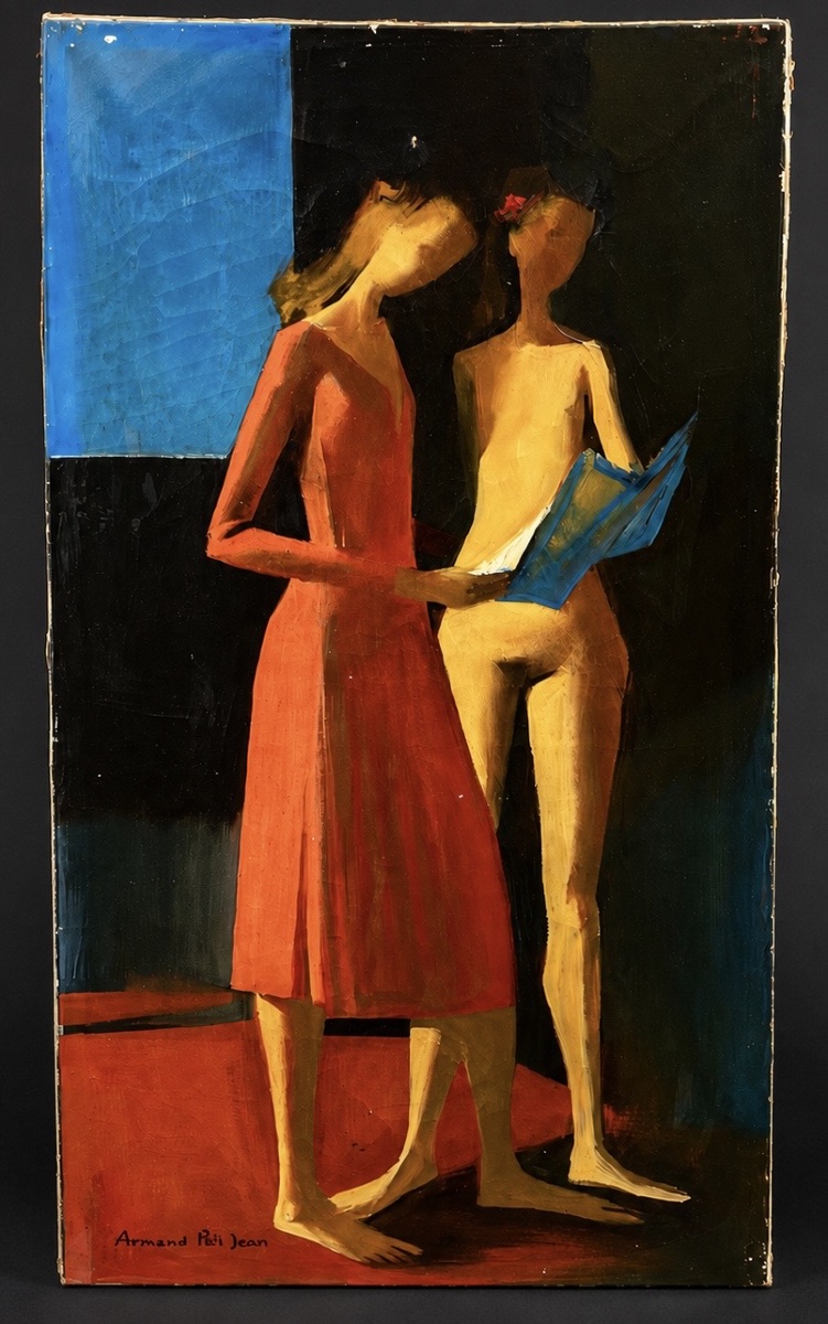 Painting Titled *la Musique* By Armand Petitjean Pau 