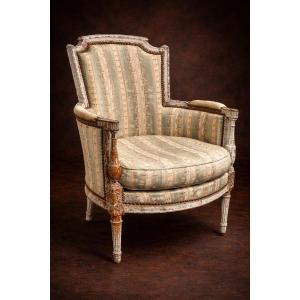 Antique Louis XVI Period Armchair 18 Eme
