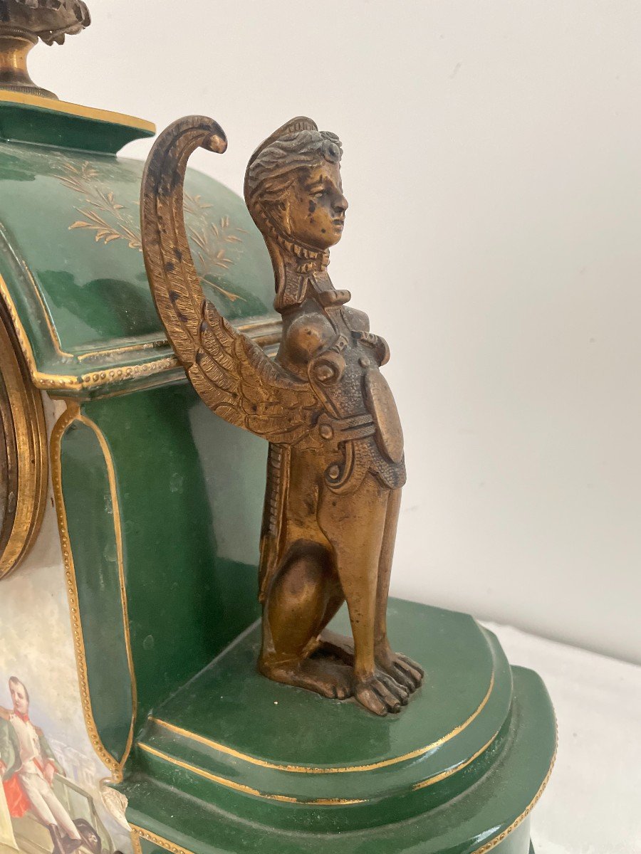 GARNITURE DE CHEMINEE DE STYLE EMPIRE-photo-4