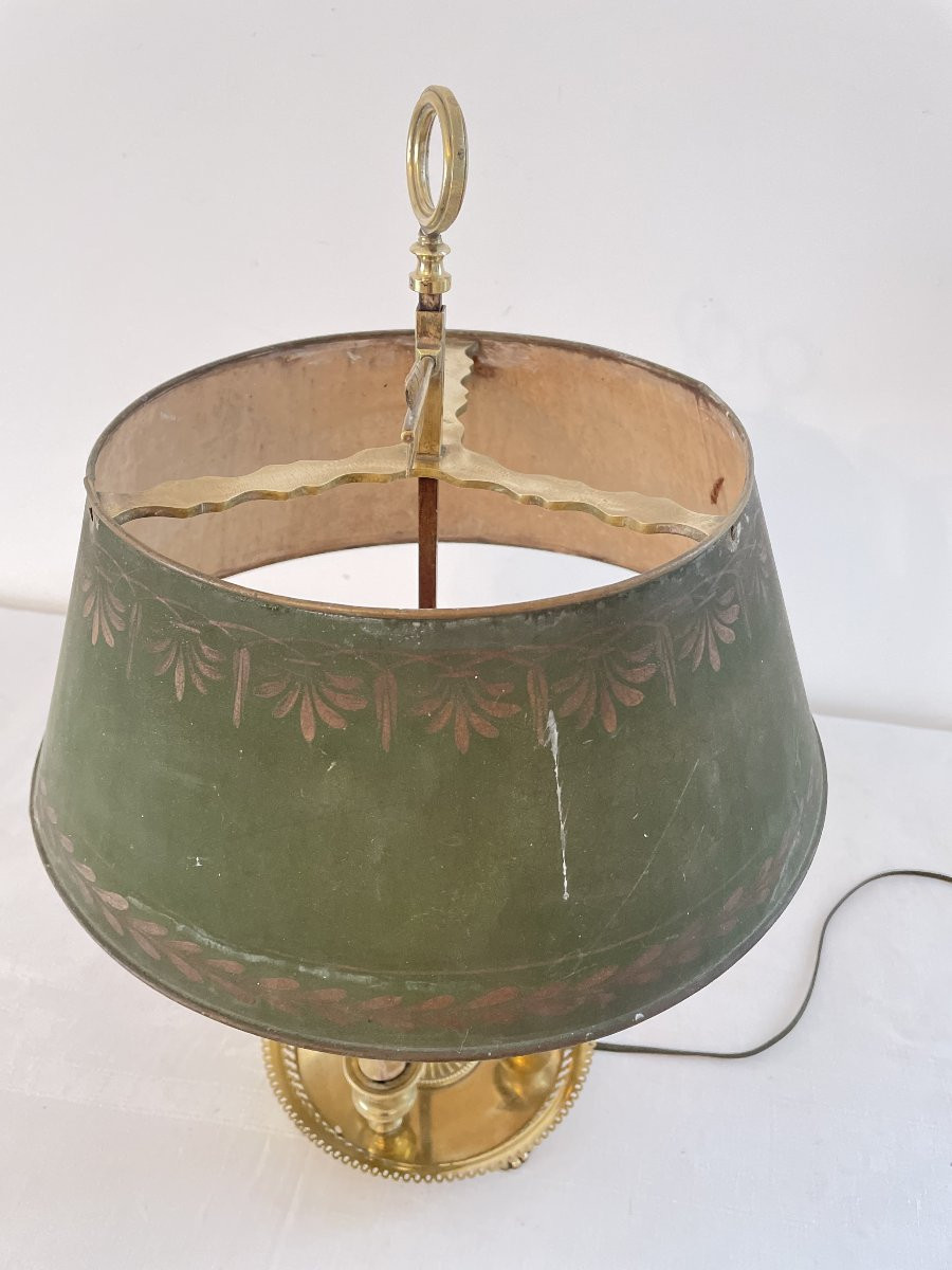 19th Century Bronze Hot Water Bottle Lamp-photo-4