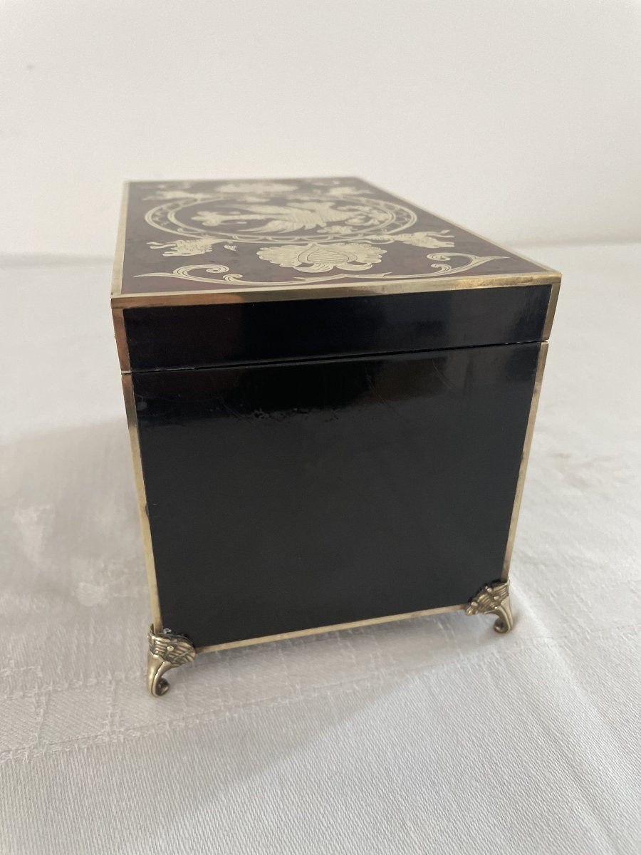 COFFRET BOULLE D'EPOQUE XIX SIECLE-photo-1