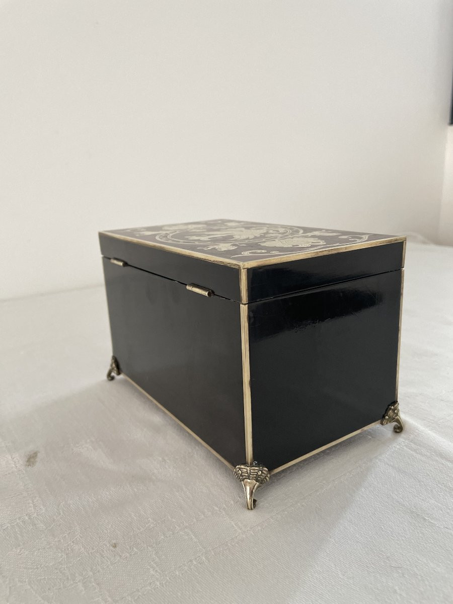 COFFRET BOULLE D'EPOQUE XIX SIECLE-photo-4