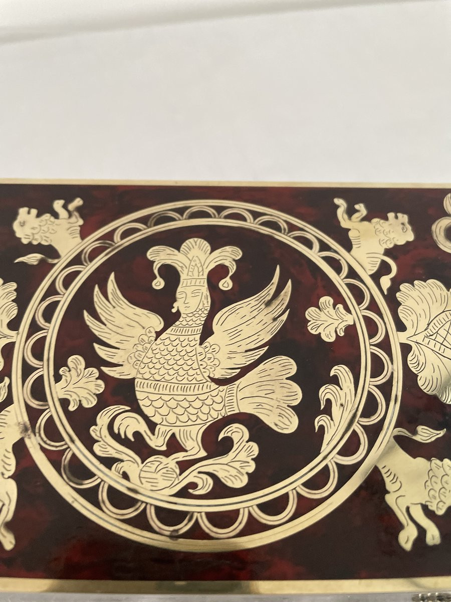 COFFRET BOULLE D'EPOQUE XIX SIECLE-photo-6