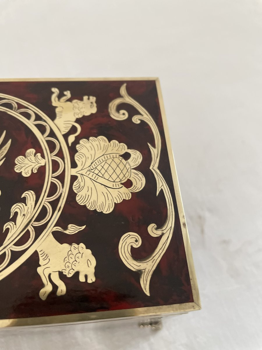 COFFRET BOULLE D'EPOQUE XIX SIECLE-photo-7