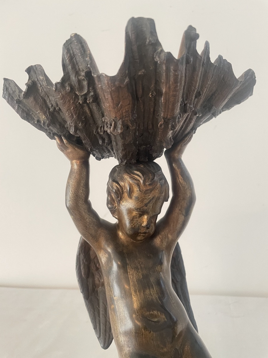 Pair Of 19th Century Bronze Cups -photo-4