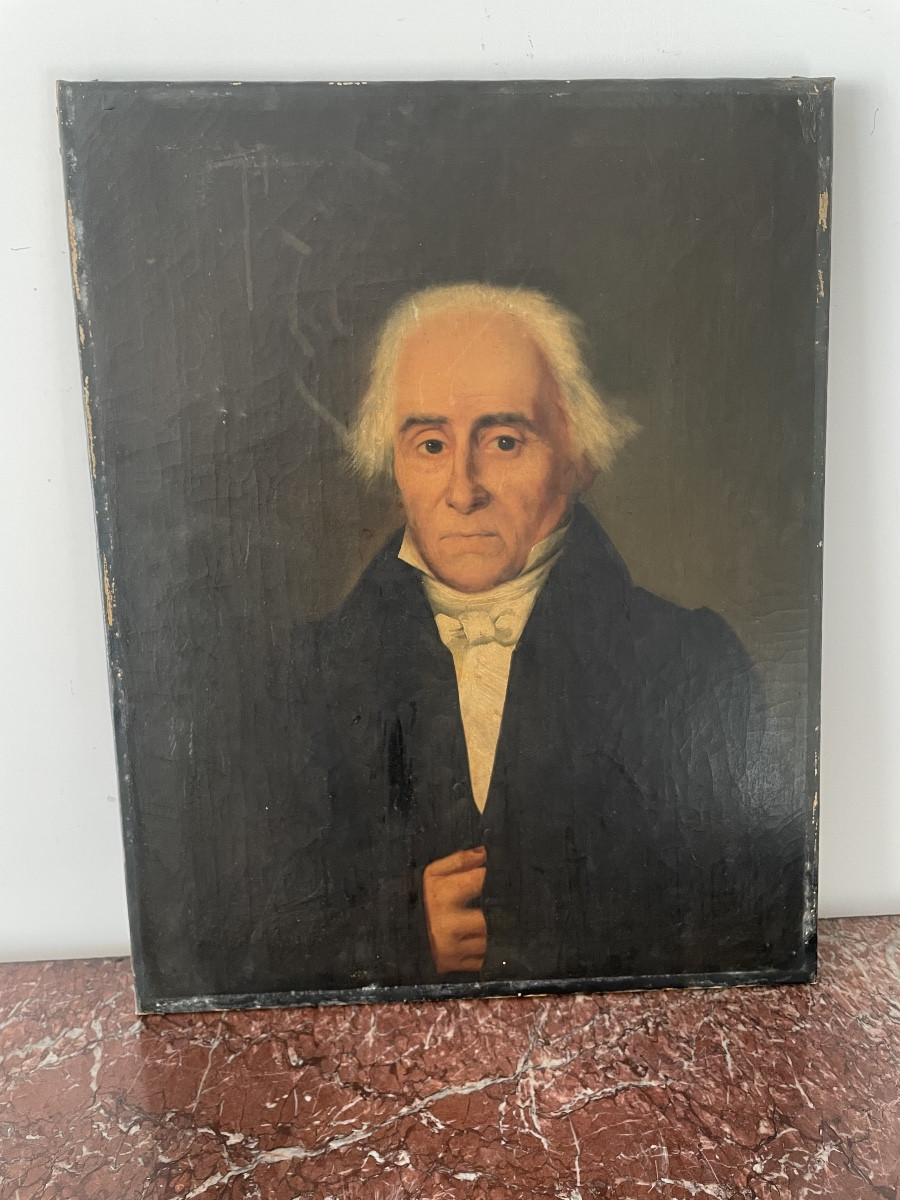 PORTRAIT D’HOMME XIX SIECLE 